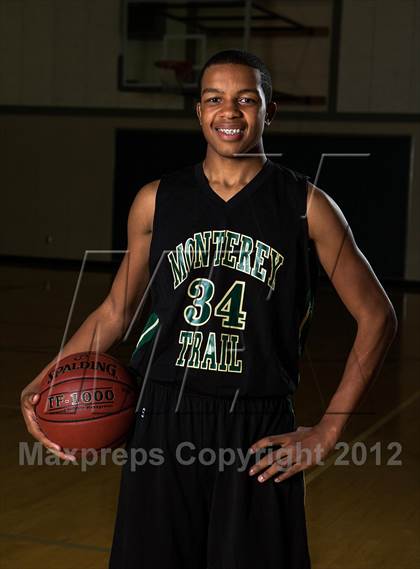 Thumbnail 2 in Monterey Trail JV Boys Basketball Team and Individual Photos photogallery.