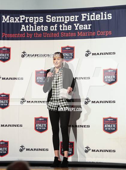 Thumbnail 1 in Marines H.S. Female Athlete of the Year - Erin Coykendall photogallery.