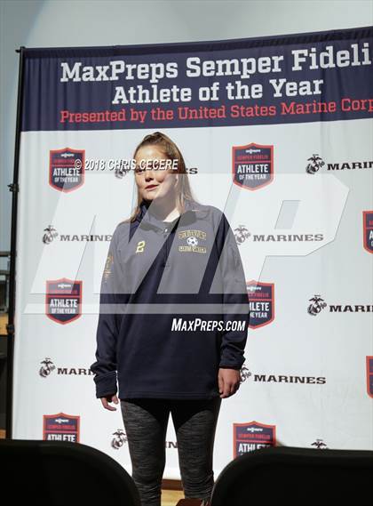 Thumbnail 1 in Marines H.S. Female Athlete of the Year - Erin Coykendall photogallery.