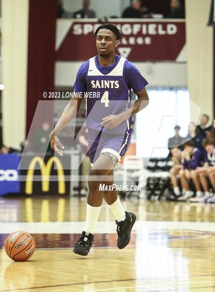 Thumbnail 2 in St. Augustine vs. East Catholic (Spalding Hoophall Classic) photogallery.