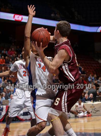 Thumbnail 3 in Sheehan vs. Bloomfield (CIAC Class M Final) photogallery.