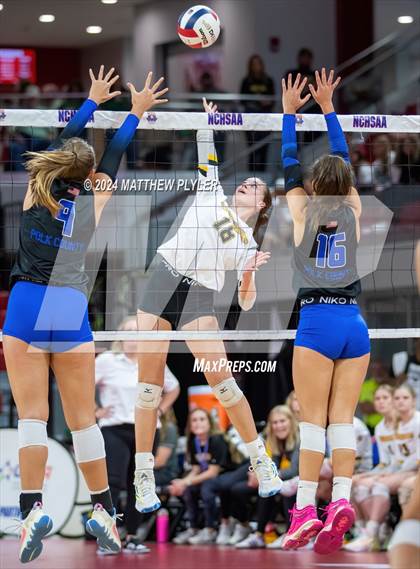 Thumbnail 1 in Polk County vs Perquimans (NCHSAA 1A Final) photogallery.