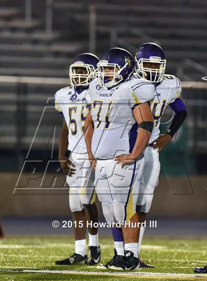 Thumbnail 3 in Marlin vs. Rio Vista (UIL 3A Bi-District Playoff) photogallery.