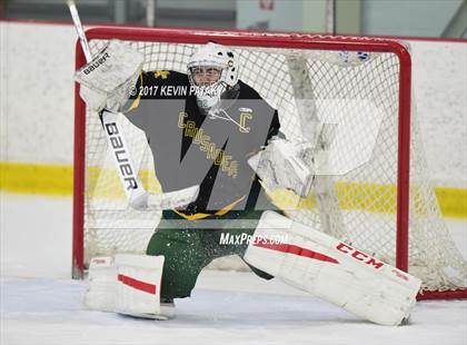 Thumbnail 3 in Trinity Catholic vs. Woodstock Academy (CIAC DIII Quarterfinal) photogallery.