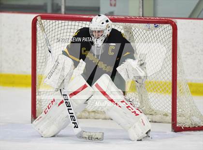 Thumbnail 3 in Trinity Catholic vs. Woodstock Academy (CIAC DIII Quarterfinal) photogallery.