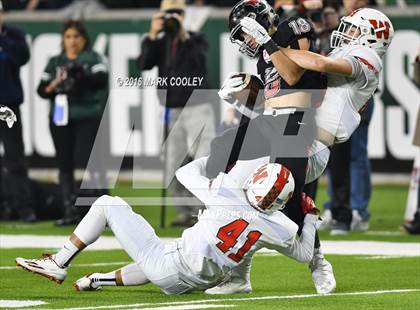 Thumbnail 1 in The Woodlands vs. Bowie (UIL 6A Regional Playoff) photogallery.