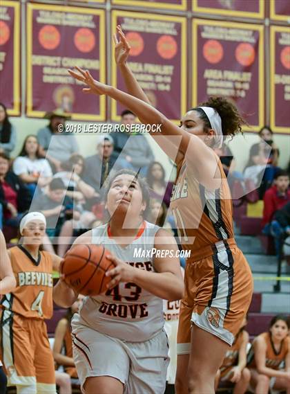 Thumbnail 3 in Orange Grove vs. Jones (UIL 4A Area Playoffs) photogallery.