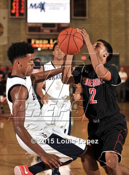Thumbnail 2 in Centennial vs. St. John Bosco (Nike Extravaganza) photogallery.