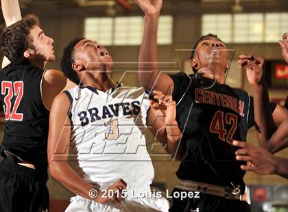 Thumbnail 3 in Centennial vs. St. John Bosco (Nike Extravaganza) photogallery.