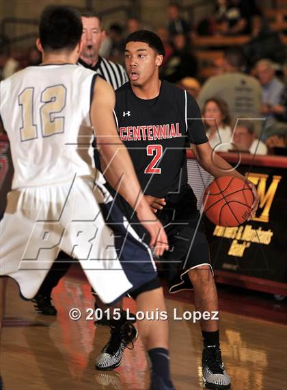Thumbnail 2 in Centennial vs. St. John Bosco (Nike Extravaganza) photogallery.