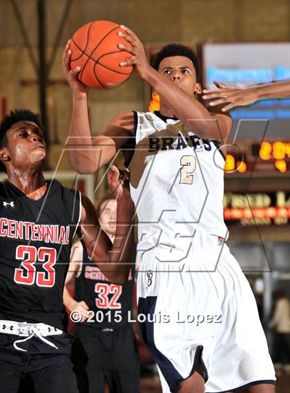 Thumbnail 3 in Centennial vs. St. John Bosco (Nike Extravaganza) photogallery.