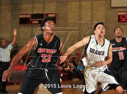 Thumbnail 3 in Centennial vs. St. John Bosco (Nike Extravaganza) photogallery.