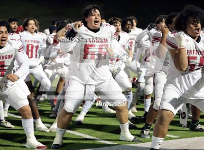 Thumbnail 2 in Patterson @ Vista del Lago (CIF SJS D4 Semi-final) photogallery.