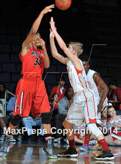 Thumbnail 1 in Westchester vs. Mater Dei (CIF Open Divsiion Southern Regional Final) photogallery.