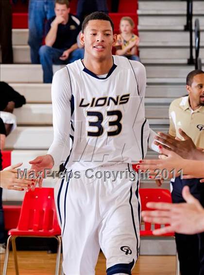 Thumbnail 2 in Bishop Gorman vs. Grace Prep photogallery.