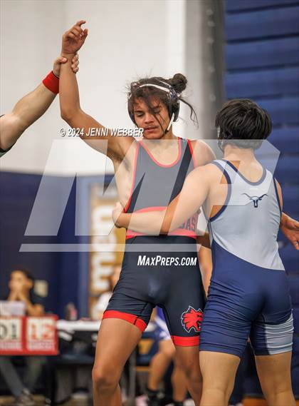 Thumbnail 3 in Legacy vs. Durango (Spring Valley Duals Final Round 3) photogallery.