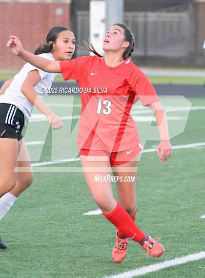Thumbnail 2 in The Woodlands vs Aldine (UIL 6A D1 Soccer Bi-District) photogallery.