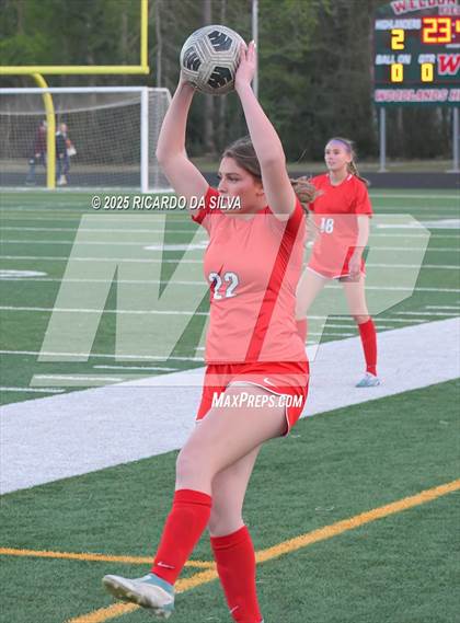 Thumbnail 2 in The Woodlands vs Aldine (UIL 6A D1 Soccer Bi-District) photogallery.