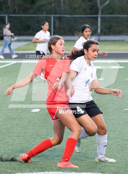 Thumbnail 3 in The Woodlands vs Aldine (UIL 6A D1 Soccer Bi-District) photogallery.