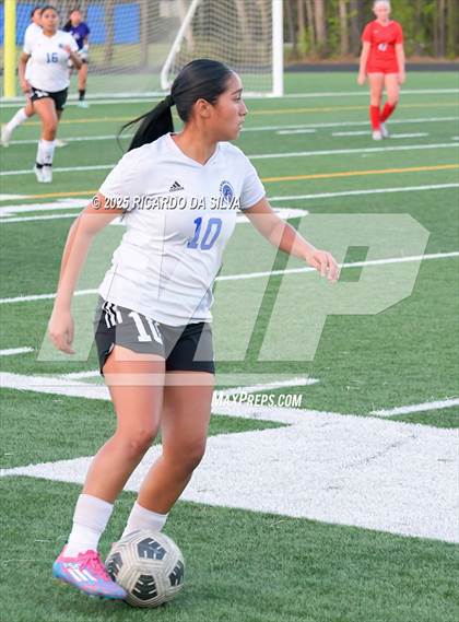 Thumbnail 2 in The Woodlands vs Aldine (UIL 6A D1 Soccer Bi-District) photogallery.