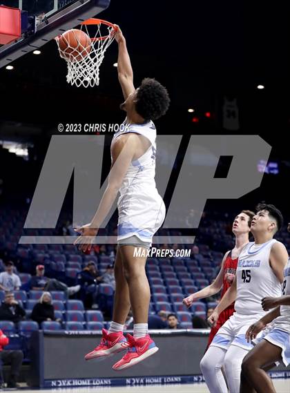 Thumbnail 3 in St. Augustine Catholic v The Gregory School (MLK Basketball Classic) photogallery.