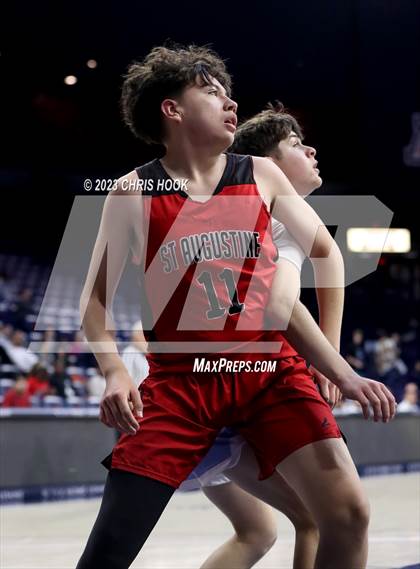 Thumbnail 3 in St. Augustine Catholic v The Gregory School (MLK Basketball Classic) photogallery.
