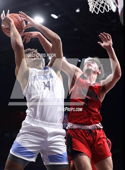 Thumbnail 2 in St. Augustine Catholic v The Gregory School (MLK Basketball Classic) photogallery.