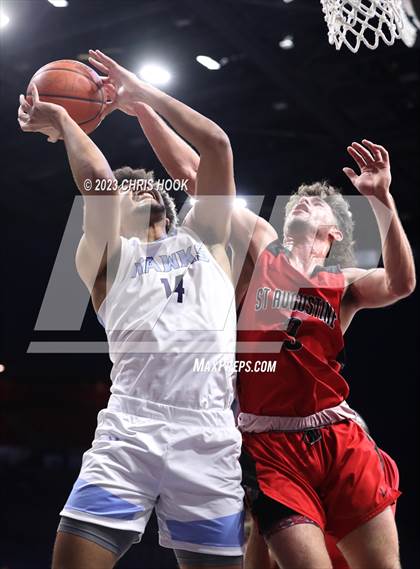 Thumbnail 1 in St. Augustine Catholic v The Gregory School (MLK Basketball Classic) photogallery.