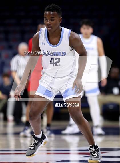 Thumbnail 1 in St. Augustine Catholic v The Gregory School (MLK Basketball Classic) photogallery.