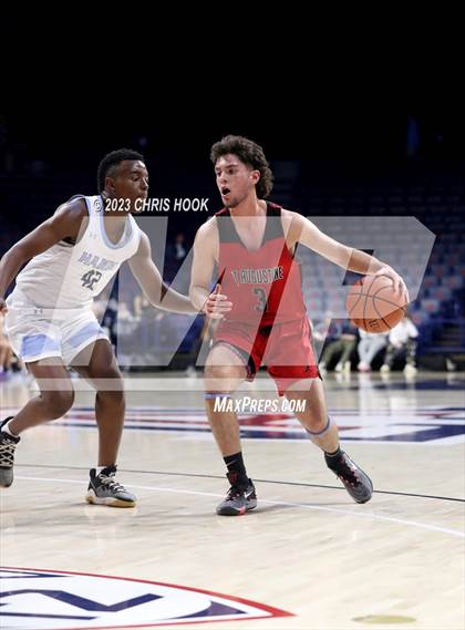 Thumbnail 3 in St. Augustine Catholic v The Gregory School (MLK Basketball Classic) photogallery.