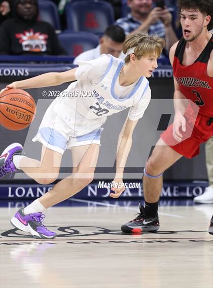 Thumbnail 1 in St. Augustine Catholic v The Gregory School (MLK Basketball Classic) photogallery.