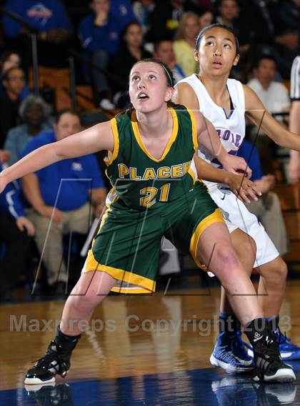 Thumbnail 2 in Placer vs. Christian Brothers (CIF SJS D3 Playoffs) photogallery.
