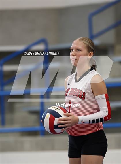 Thumbnail 3 in Lovelady Vs Shelbyville (Beckville Volleyball Classic) photogallery.