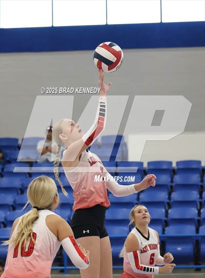 Thumbnail 2 in Lovelady Vs Shelbyville (Beckville Volleyball Classic) photogallery.