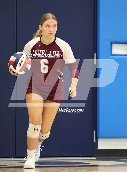 Thumbnail 3 in Lovelady Vs Shelbyville (Beckville Volleyball Classic) photogallery.