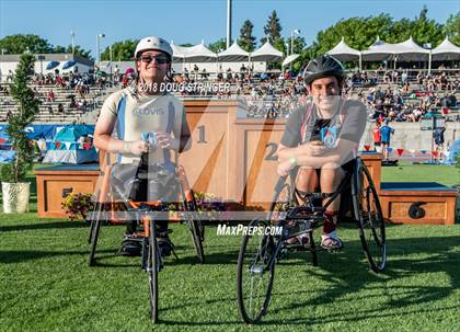 Thumbnail 1 in CIF State Track and Field Championships (Boys Wheelchair and Ambulatory Finals) photogallery.