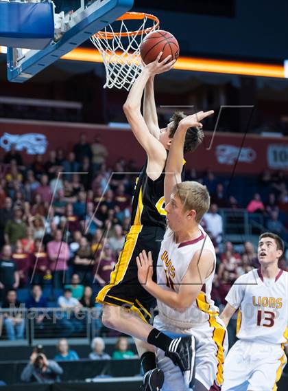 Thumbnail 1 in Shining Mountain vs. Caliche (CHSAA 1A Final Four) photogallery.