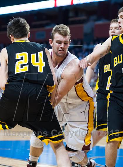 Thumbnail 1 in Shining Mountain vs. Caliche (CHSAA 1A Final Four) photogallery.