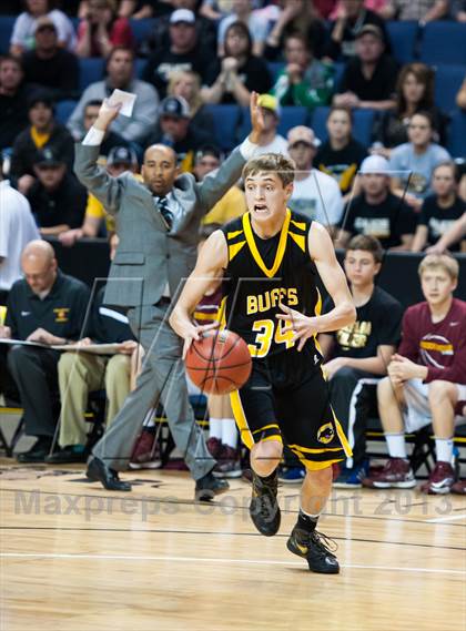 Thumbnail 1 in Shining Mountain vs. Caliche (CHSAA 1A Final Four) photogallery.