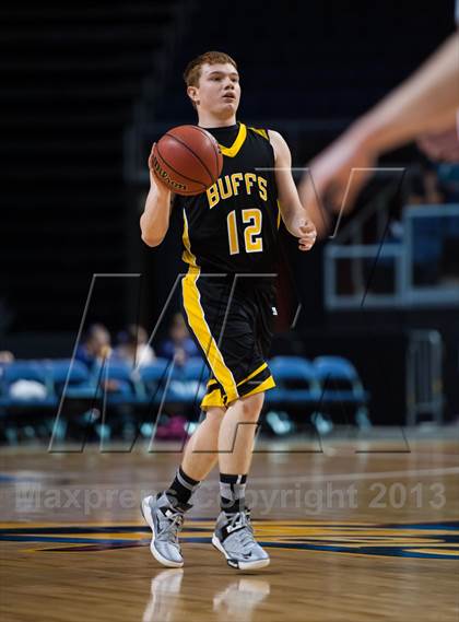 Thumbnail 1 in Shining Mountain vs. Caliche (CHSAA 1A Final Four) photogallery.