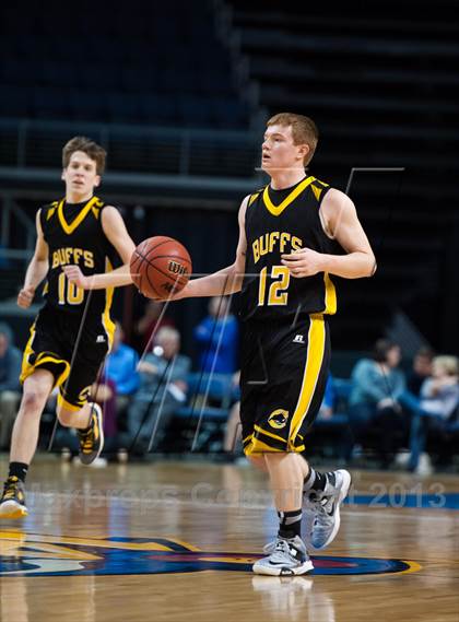 Thumbnail 1 in Shining Mountain vs. Caliche (CHSAA 1A Final Four) photogallery.