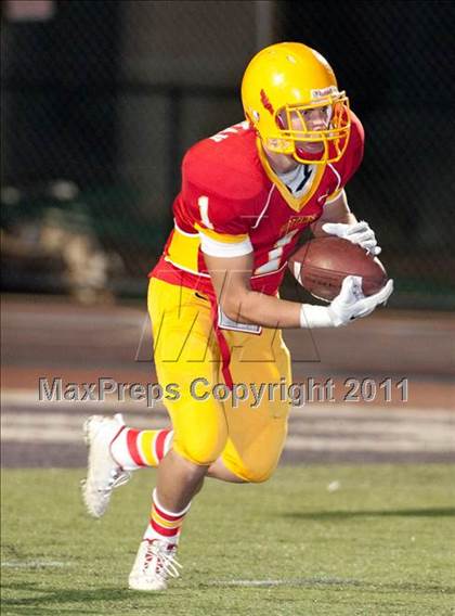 Thumbnail 3 in Palma vs. Valley Christian (CIF CCS Open Division Semifinal) photogallery.