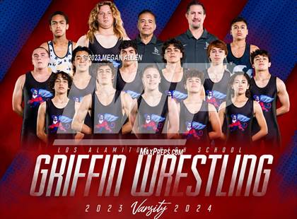 Thumbnail 1 in Los Alamitos Wrestling Team & Individuals photogallery.