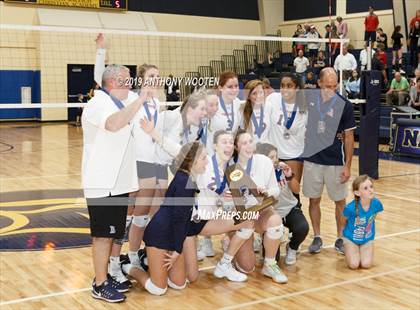 Thumbnail 3 in Arendell Parrott Academy vs GRACE Christian (NCISAA 3A Final) photogallery.