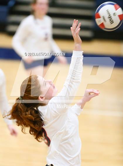 Thumbnail 3 in Arendell Parrott Academy vs GRACE Christian (NCISAA 3A Final) photogallery.