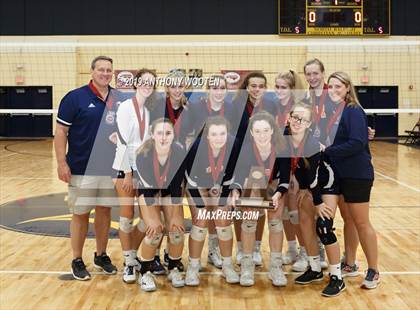 Thumbnail 3 in Arendell Parrott Academy vs GRACE Christian (NCISAA 3A Final) photogallery.
