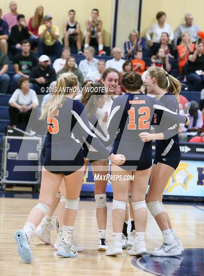 Thumbnail 3 in Arendell Parrott Academy vs GRACE Christian (NCISAA 3A Final) photogallery.