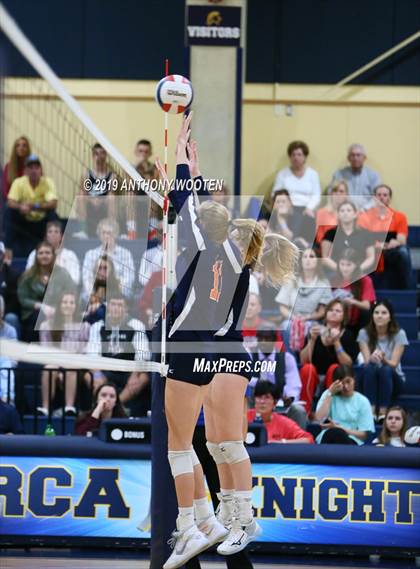 Thumbnail 2 in Arendell Parrott Academy vs GRACE Christian (NCISAA 3A Final) photogallery.