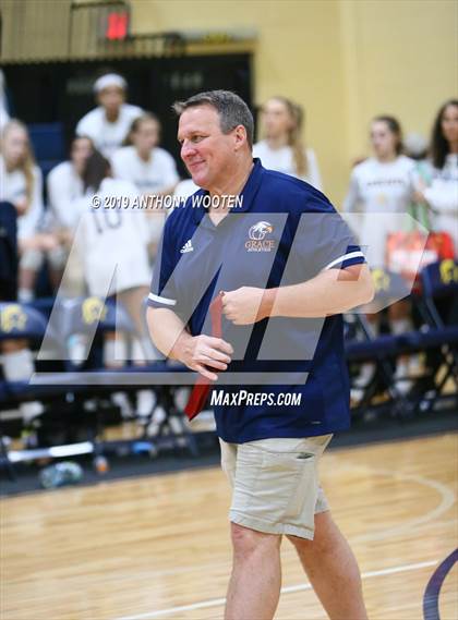Thumbnail 2 in Arendell Parrott Academy vs GRACE Christian (NCISAA 3A Final) photogallery.