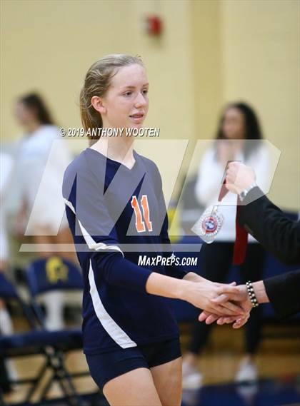 Thumbnail 2 in Arendell Parrott Academy vs GRACE Christian (NCISAA 3A Final) photogallery.